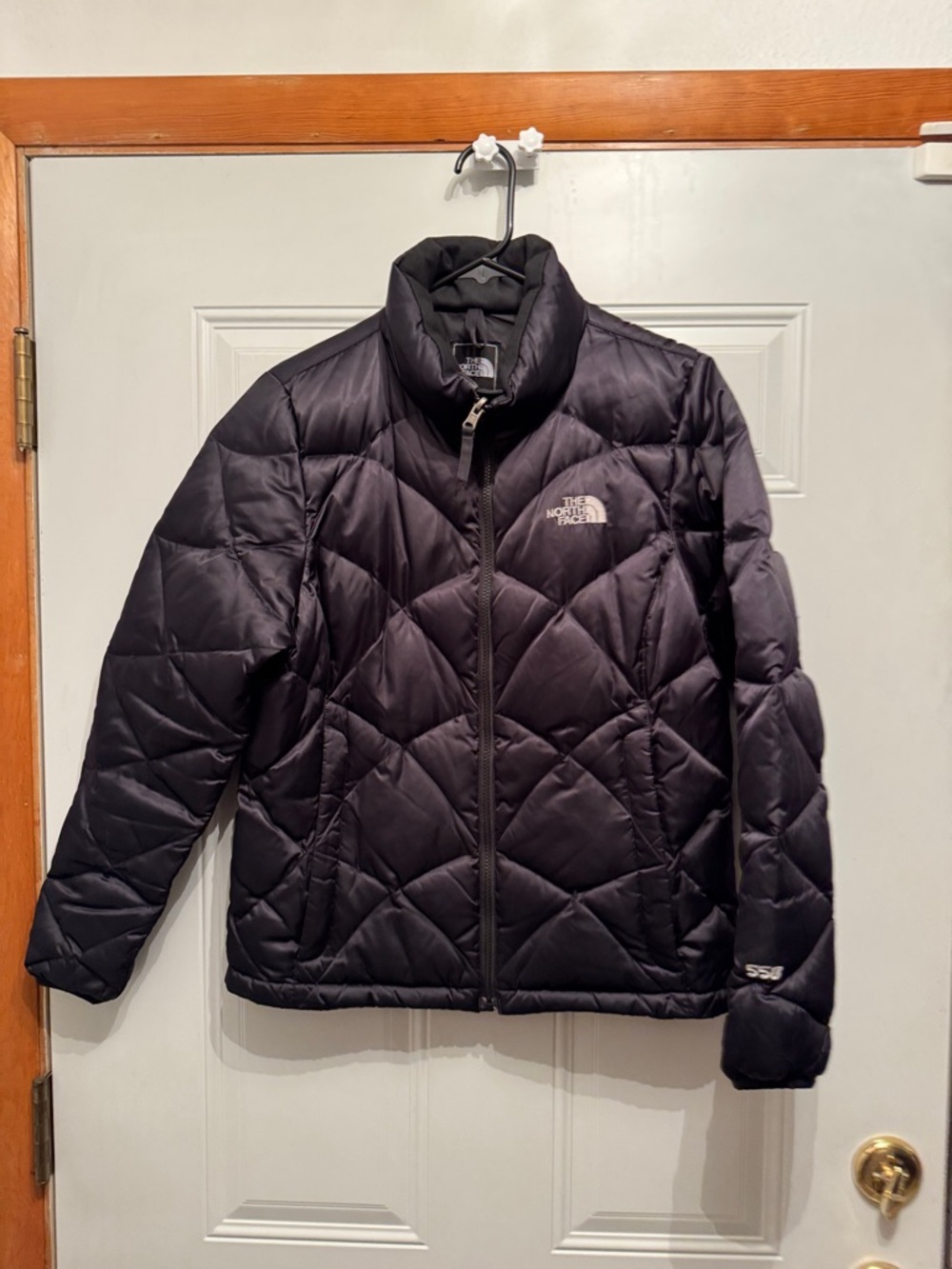 The North Face Aconcagua 550 Goose Down Puffer Jacket Black Med Women's full
